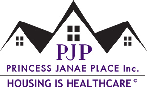 Logo: Princess Janae Place Inc. Housing is Healthcare ©