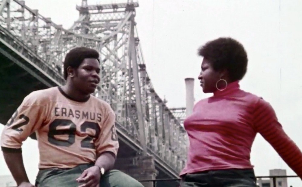 From MORRIS (1971): two people stand below the 59th Street bridge.