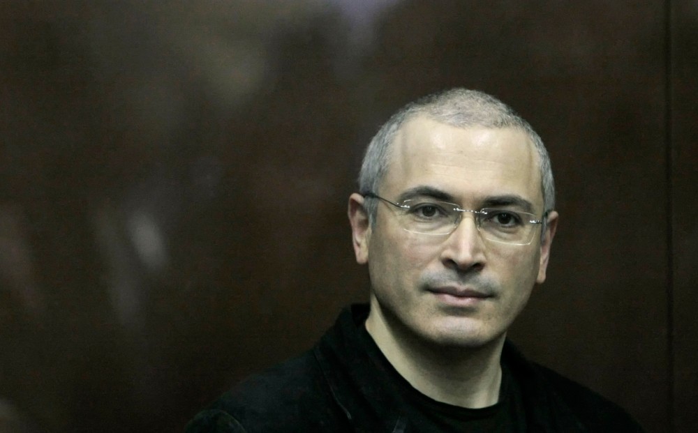 The film's subject, Mikhail Khodorkovsky.