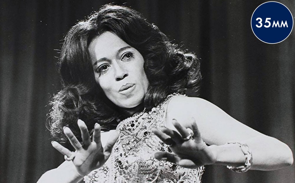 Actor Diana Sands performs on stage. 