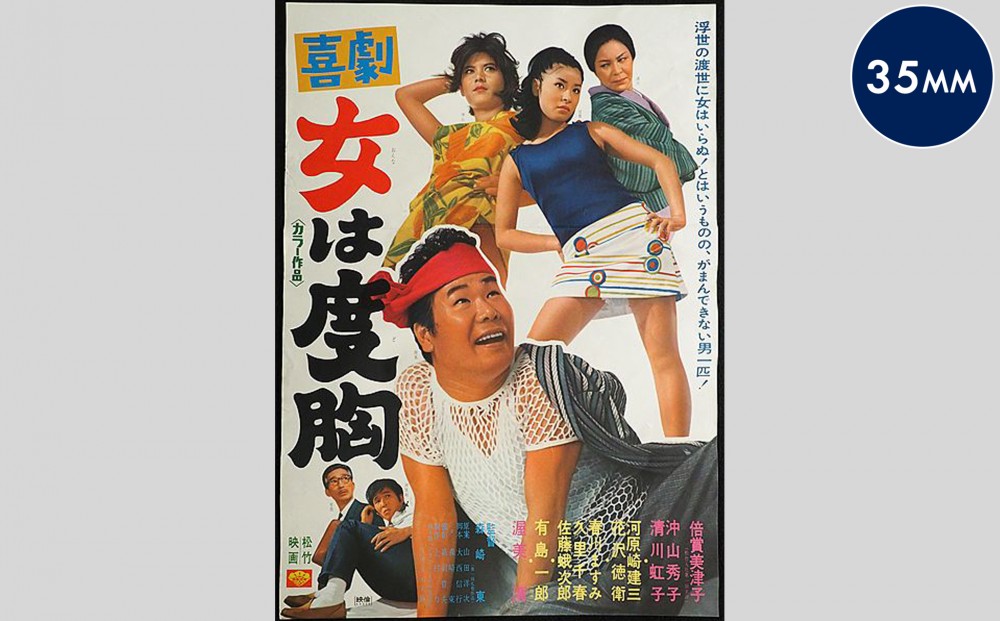Color movie poster for KIGEKI: ONNA WA DOKYÔ.