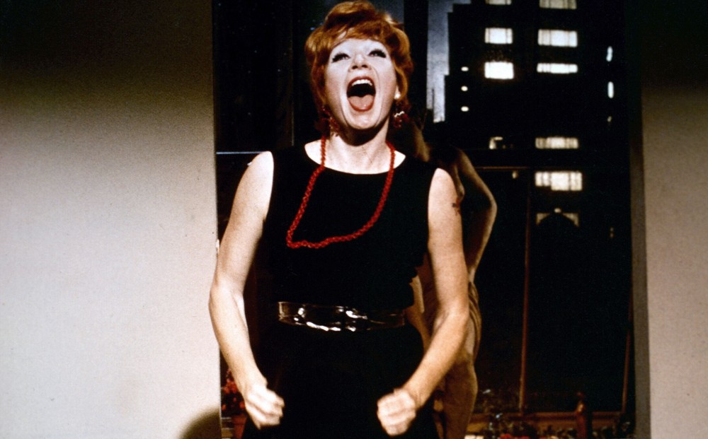 Actor Shirley MacLaine sings.