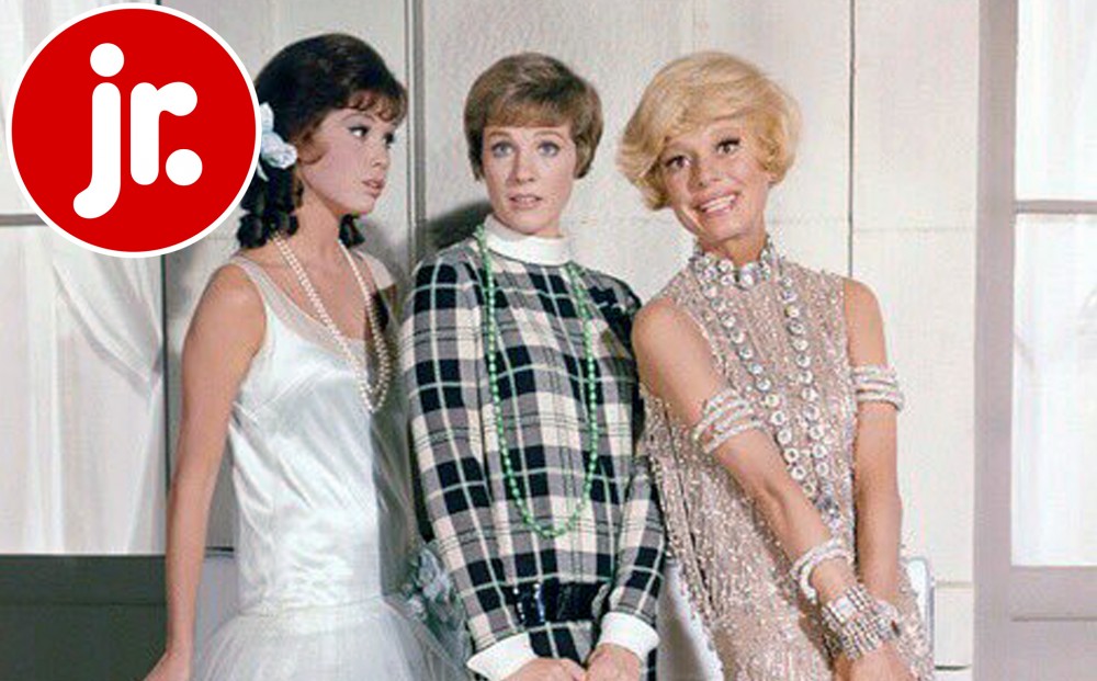 Actors Carol Channing, Julie Andrews, and Mary Tyler Moore stand side-by-side.