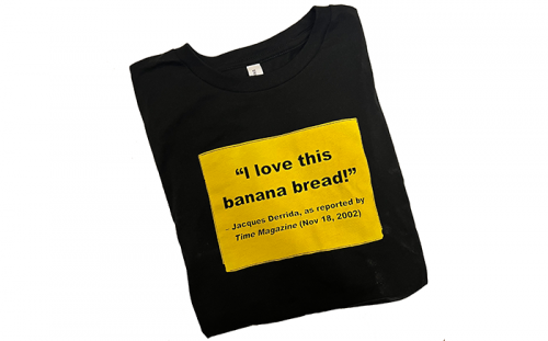 Derrida: “I love this banana bread” Long-Sleeved Shirt