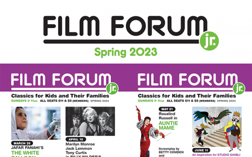 Film Forum Jr. <br>Spring 2023 Calendar