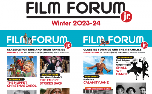 New! Winter 2023-2024 Film Forum Jr. Calendar
