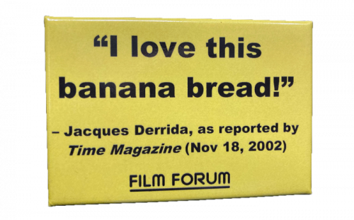Derrida: “I love this banana bread” Magnet