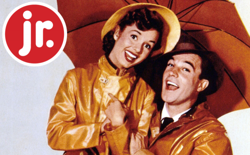 Gene Kelly<br> & Debbie Reynolds<br> in SINGIN' IN THE RAIN