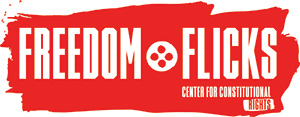 Logo for the Center for Constitutional Rights' Freedom Flicks.